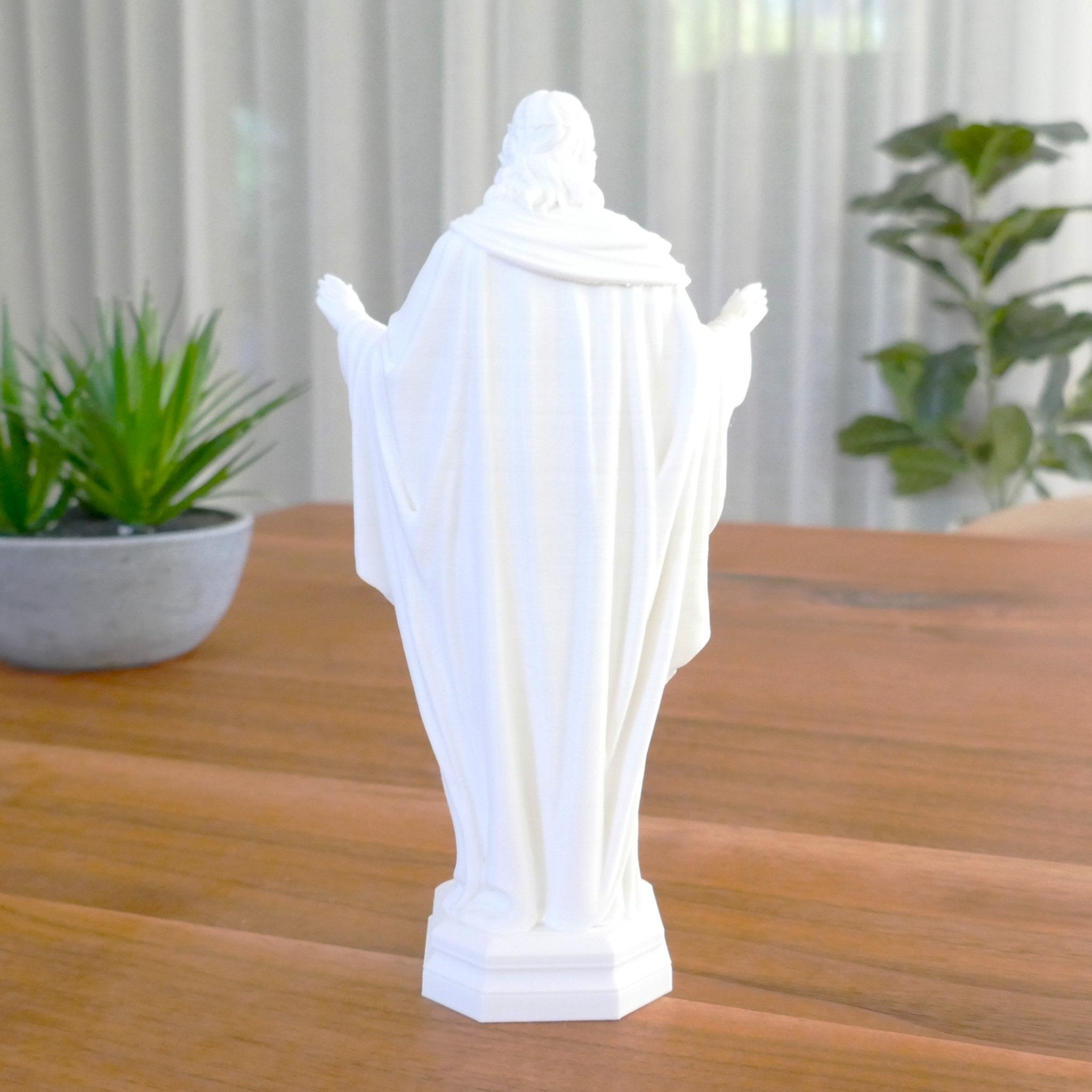 Jesus Sacred Heart Resurrection Statue – Premium Christian Figurine - Printform