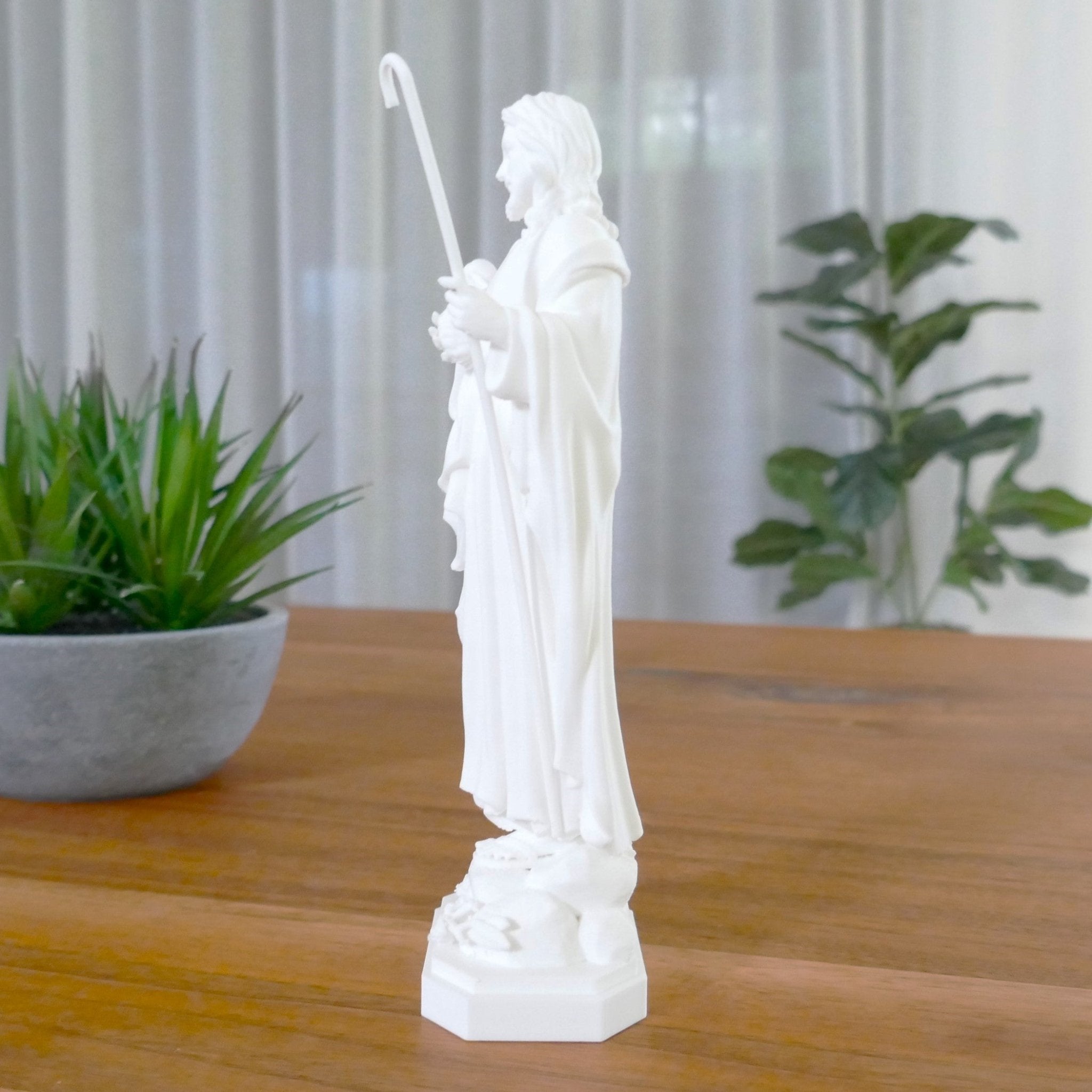 Jesus The Good Shepherd Statue – Symbol of Faith & Protection - Printform