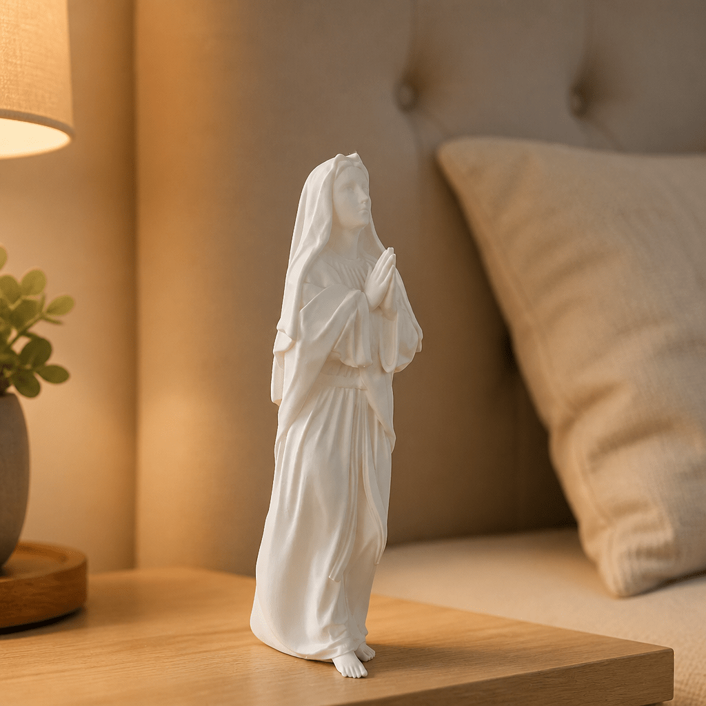 Saint Bernadette in Prayer – Inspirational Christian Home Décor - Printform