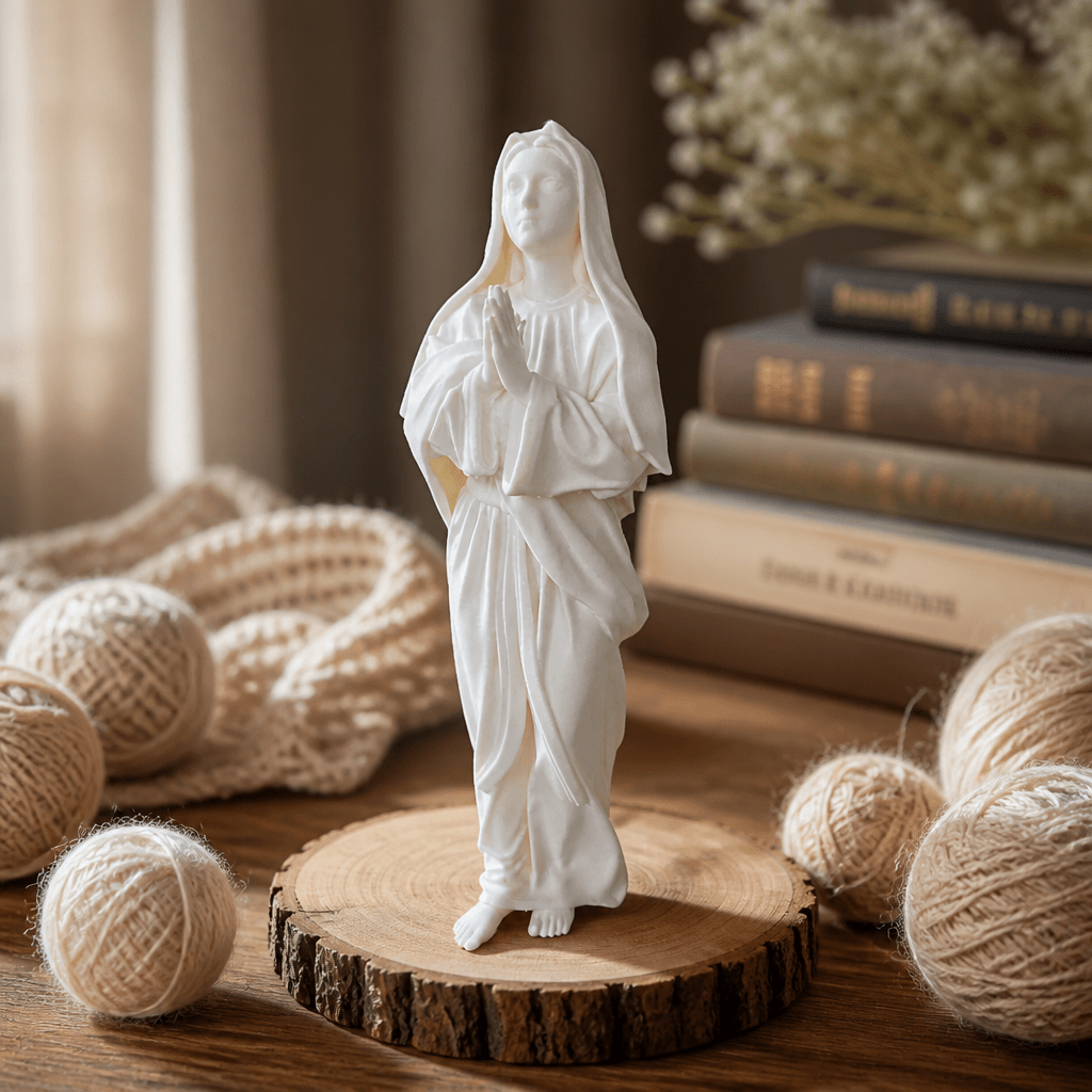 Saint Bernadette in Prayer – Inspirational Christian Home Décor - Printform