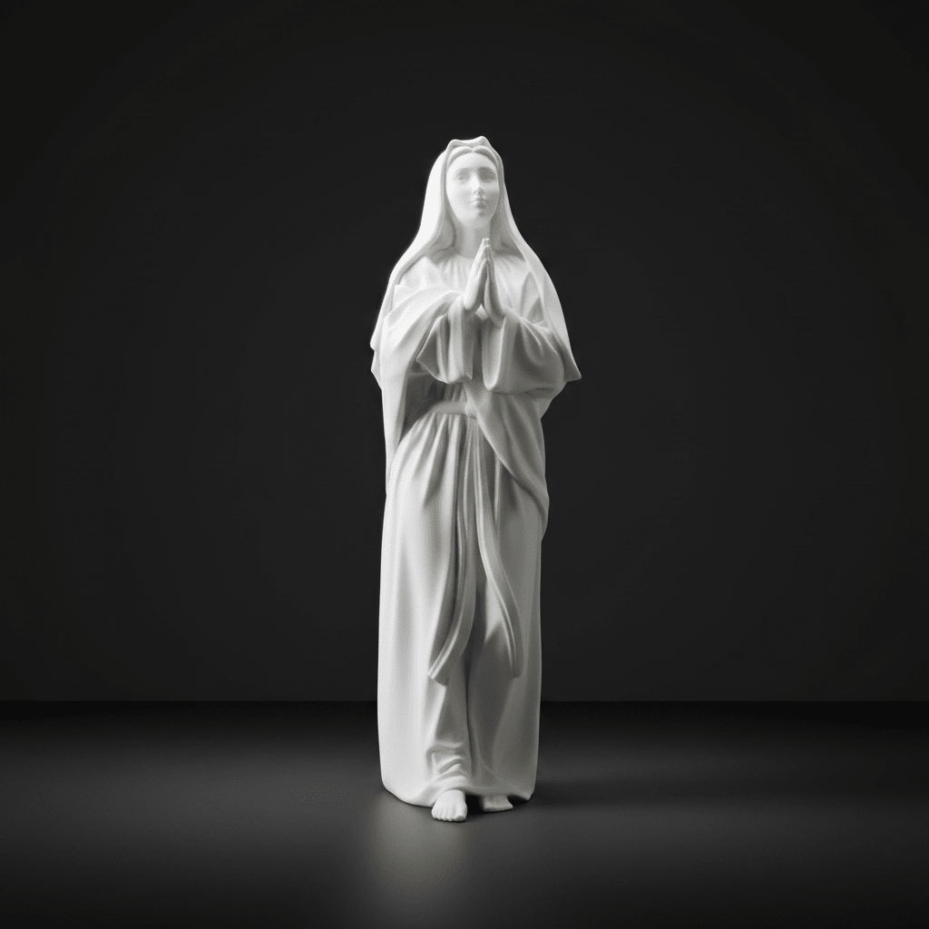 Saint Bernadette in Prayer – Inspirational Christian Home Décor - Printform