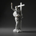 Triumphant Risen Christ Figurine – A Symbol of Faith and Love - Printform