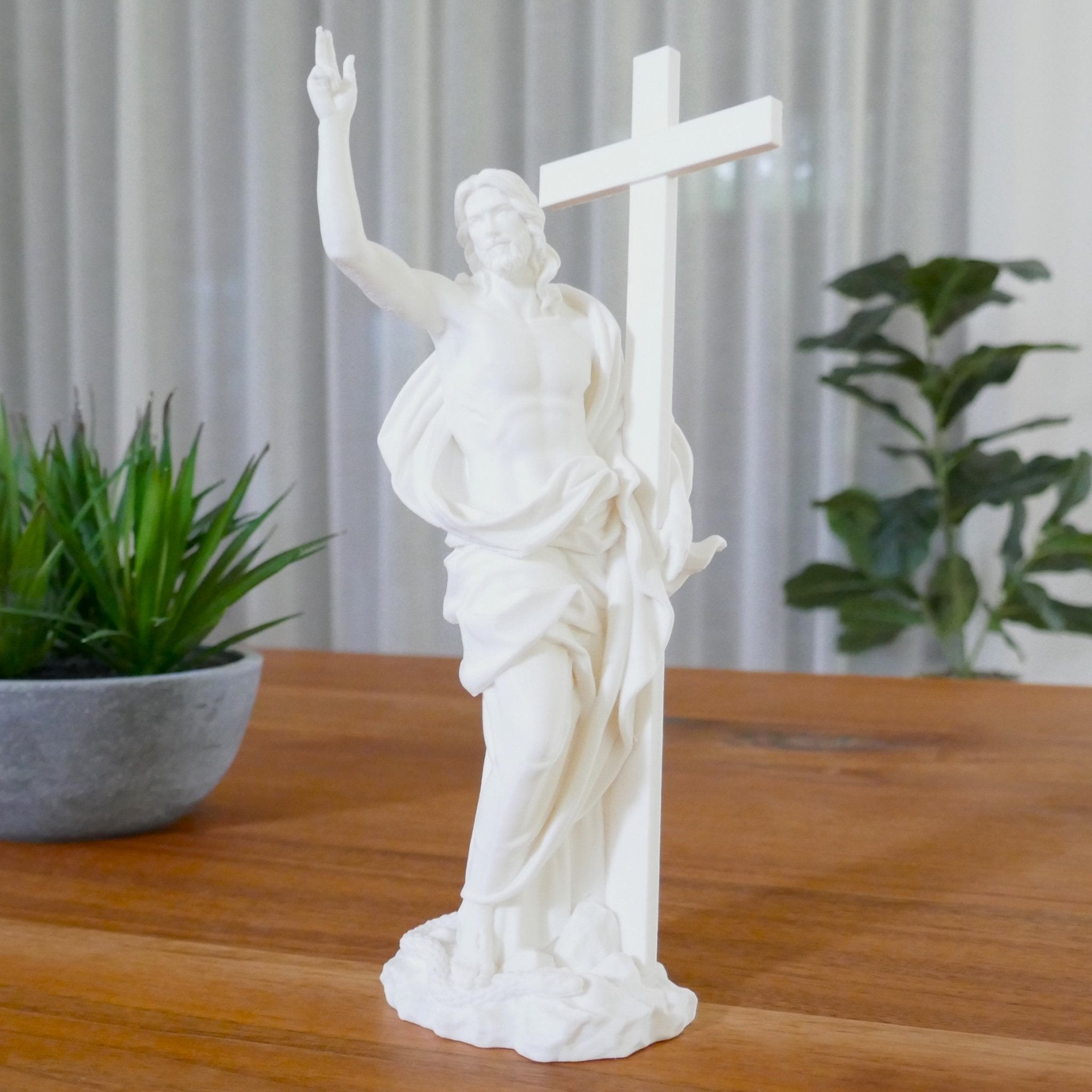 Triumphant Risen Christ Figurine – A Symbol of Faith and Love - Printform