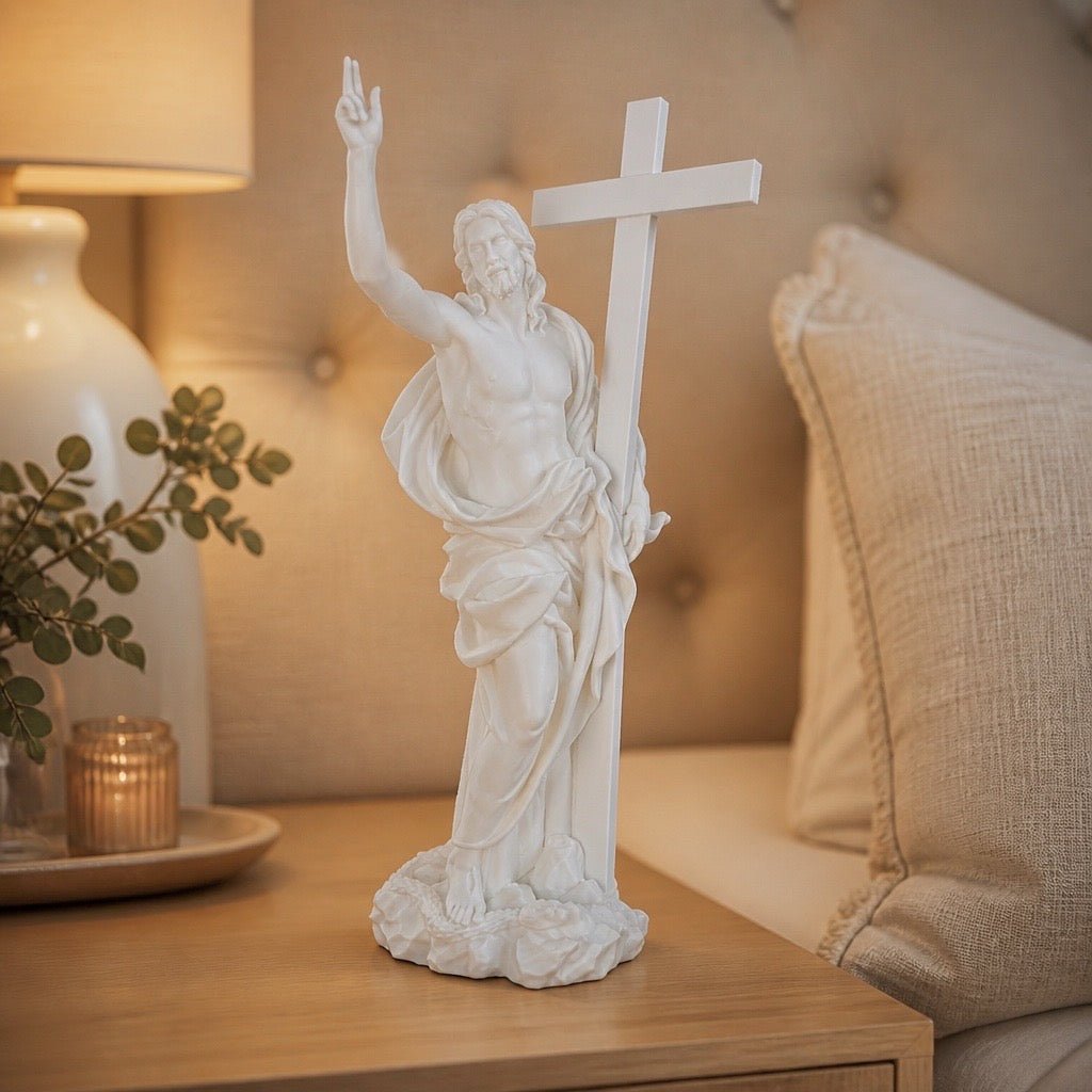 Triumphant Risen Christ Figurine – A Symbol of Faith and Love - Printform